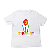 Afbeelding in Gallery-weergave laden, Gepersonaliseerde ABC 123 T-shirts