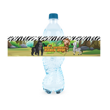 Afbeelding in Gallery-weergave laden, Gepersonaliseerde Jungle Fever waterfles labels en stickers
