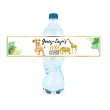 Afbeelding in Gallery-weergave laden, Gepersonaliseerde Nala (Safari-editie) waterfles labels en stickers