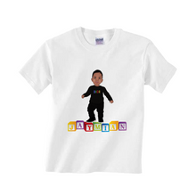 Afbeelding in Gallery-weergave laden, Gepersonaliseerde ABC 123 T-shirts