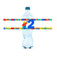 Afbeelding in Gallery-weergave laden, Gepersonaliseerde Lego waterfles labels en stickers