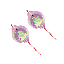 Afbeelding in Gallery-weergave laden, Gepersonaliseerde Prinses Tiana rietjes