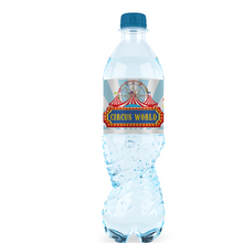 Afbeelding in Gallery-weergave laden, Gepersonaliseerde Circus waterfles labels en stickers