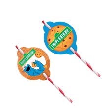 Afbeelding in Gallery-weergave laden, Gepersonaliseerde Koekie Monster rietjes