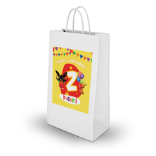 Afbeelding in Gallery-weergave laden, Gepersonaliseerde Bing Bunny traktatie uitdeel tasjes