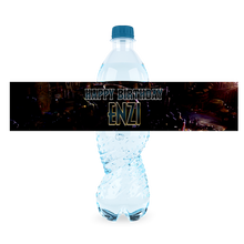 Afbeelding in Gallery-weergave laden, Gepersonaliseerde Black Panther waterfles labels en stickers