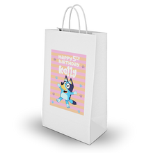 Afbeelding in Gallery-weergave laden, Gepersonaliseerde Bluey (Meisjes) traktatie uitdeel tasjes