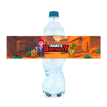 Afbeelding in Gallery-weergave laden, Gepersonaliseerde Brawl Stars waterfles labels en stickers