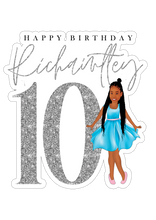 Afbeelding in Gallery-weergave laden, Gepersonaliseerde Pastel Silver centerpiece (tafel decoratie)