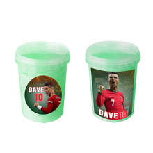 Afbeelding in Gallery-weergave laden, Gepersonaliseerde Ronaldo suikerspin emmers