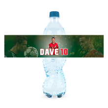 Afbeelding in Gallery-weergave laden, Gepersonaliseerde Ronaldo waterfles labels en stickers