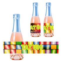 Afbeelding in Gallery-weergave laden, Gepersonaliseerde Disco Kinder champagne / Bubbelsap labels