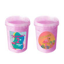 Afbeelding in Gallery-weergave laden, Gepersonaliseerde Flamingo suikerspin emmers