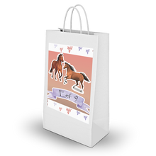 Afbeelding in Gallery-weergave laden, Gepersonaliseerde Paarden traktatie uitdeel tasjes