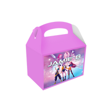 Afbeelding in Gallery-weergave laden, Gepersonaliseerde KPop Demon Hunters traktatie uitdeel doos