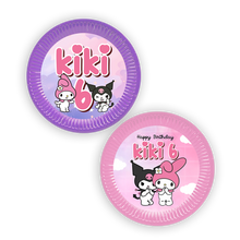 Afbeelding in Gallery-weergave laden, Gepersonaliseerde Kuromi en My Melody borden