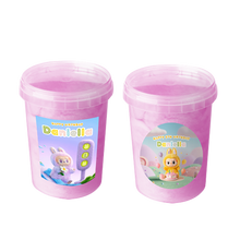 Afbeelding in Gallery-weergave laden, Gepersonaliseerde Labubu suikerspin emmers