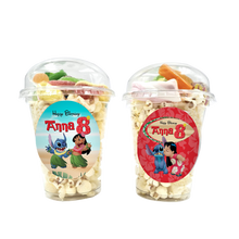 Afbeelding in Gallery-weergave laden, Gepersonaliseerde Lilo en Stitch snoep en popcorn bekers