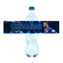 Afbeelding in Gallery-weergave laden, Gepersonaliseerde Kylian Mbappe waterfles labels en stickers
