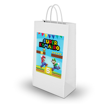 Afbeelding in Gallery-weergave laden, Gepersonaliseerde Super Mario Bros traktatie uitdeel tasjes