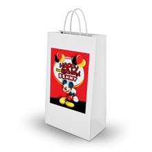 Afbeelding in Gallery-weergave laden, Gepersonaliseerde Mickey Mouse traktatie uitdeel tasjes