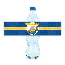 Afbeelding in Gallery-weergave laden, Gepersonaliseerde Minions waterfles labels en stickers