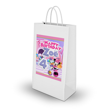 Afbeelding in Gallery-weergave laden, Gepersonaliseerde Minnie Mouse Bowtique traktatie uitdeel tasjes