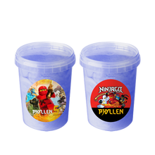 Afbeelding in Gallery-weergave laden, Gepersonaliseerde NinjaGo suikerspin emmers