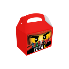 Afbeelding in Gallery-weergave laden, Gepersonaliseerde NinjaGo traktatie uitdeel doos