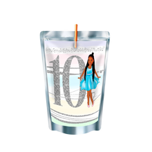 Afbeelding in Gallery-weergave laden, Gepersonaliseerde Pastel Silver Capri-Sun labels en stickers