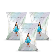 Afbeelding in Gallery-weergave laden, Gepersonaliseerde Pastel Silver chips zakjes