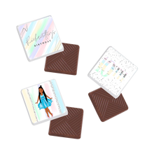 Afbeelding in Gallery-weergave laden, Gepersonaliseerde Pastel Silver napolitaanse chocolaatjes