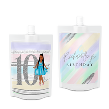 Afbeelding in Gallery-weergave laden, Gepersonaliseerde Pastel Silver Drinkzakjes