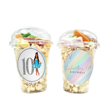 Afbeelding in Gallery-weergave laden, Gepersonaliseerde Pastel Silver snoep en popcorn bekers