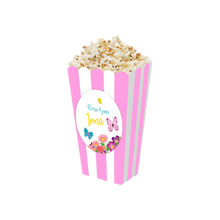 Afbeelding in Gallery-weergave laden, Gepersonaliseerde Vlinders 3D popcorn bakjes