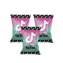 Afbeelding in Gallery-weergave laden, Gepersonaliseerde TikTok chips zakjes