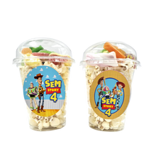 Afbeelding in Gallery-weergave laden, Gepersonaliseerde Toy Story snoep en popcorn bekers