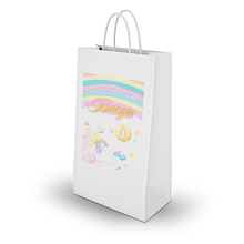 Afbeelding in Gallery-weergave laden, Gepersonaliseerde Unicorn traktatie uitdeel tasjes
