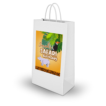 Afbeelding in Gallery-weergave laden, Gepersonaliseerde Safari Wild traktatie uitdeel tasjes