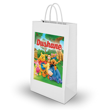 Afbeelding in Gallery-weergave laden, Gepersonaliseerde Winnie de Pooh traktatie uitdeel tasjes