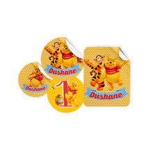 Afbeelding in Gallery-weergave laden, Gepersonaliseerde Winnie de Pooh Stickers