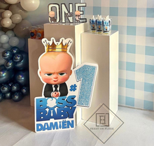 Afbeelding in Gallery-weergave laden, Gepersonaliseerde grote Boss Baby cut-out foamboard