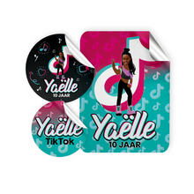 Afbeelding in Gallery-weergave laden, Gepersonaliseerde TikTok Stickers