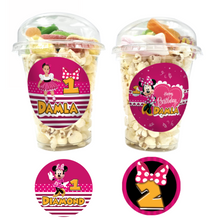 Afbeelding in Gallery-weergave laden, Gepersonaliseerde Minnie Mouse snoep en popcorn bekers
