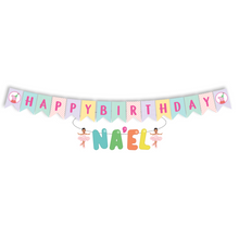 Afbeelding in Gallery-weergave laden, Gepersonaliseerde Peppa Pig Feest slinger set