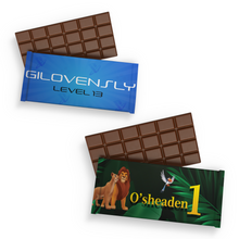 Afbeelding in Gallery-weergave laden, Gepersonaliseerde chocoladereep (tasjes)