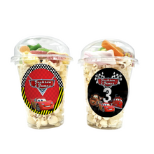 Afbeelding in Gallery-weergave laden, Gepersonaliseerde Cars snoep en popcorn bekers