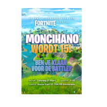 Afbeelding in Gallery-weergave laden, Gepersonaliseerde Fortnite uitnodiging (digitaal)