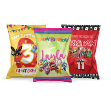 Afbeelding in Gallery-weergave laden, Gepersonaliseerde popcorn uitdeelzakjes