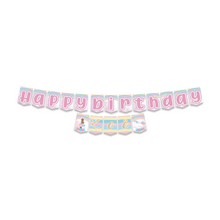 Afbeelding in Gallery-weergave laden, Gepersonaliseerde Unicorn Feest slinger set